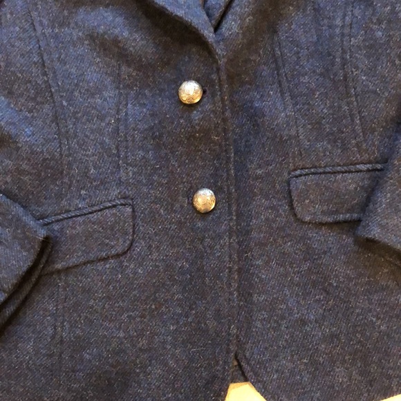 Talbots Aberdeen wool navy blazer - Picture 5 of 7